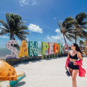 From Flores to Belize City +  San Pedro Amberguis Island (Two ways Ferry)